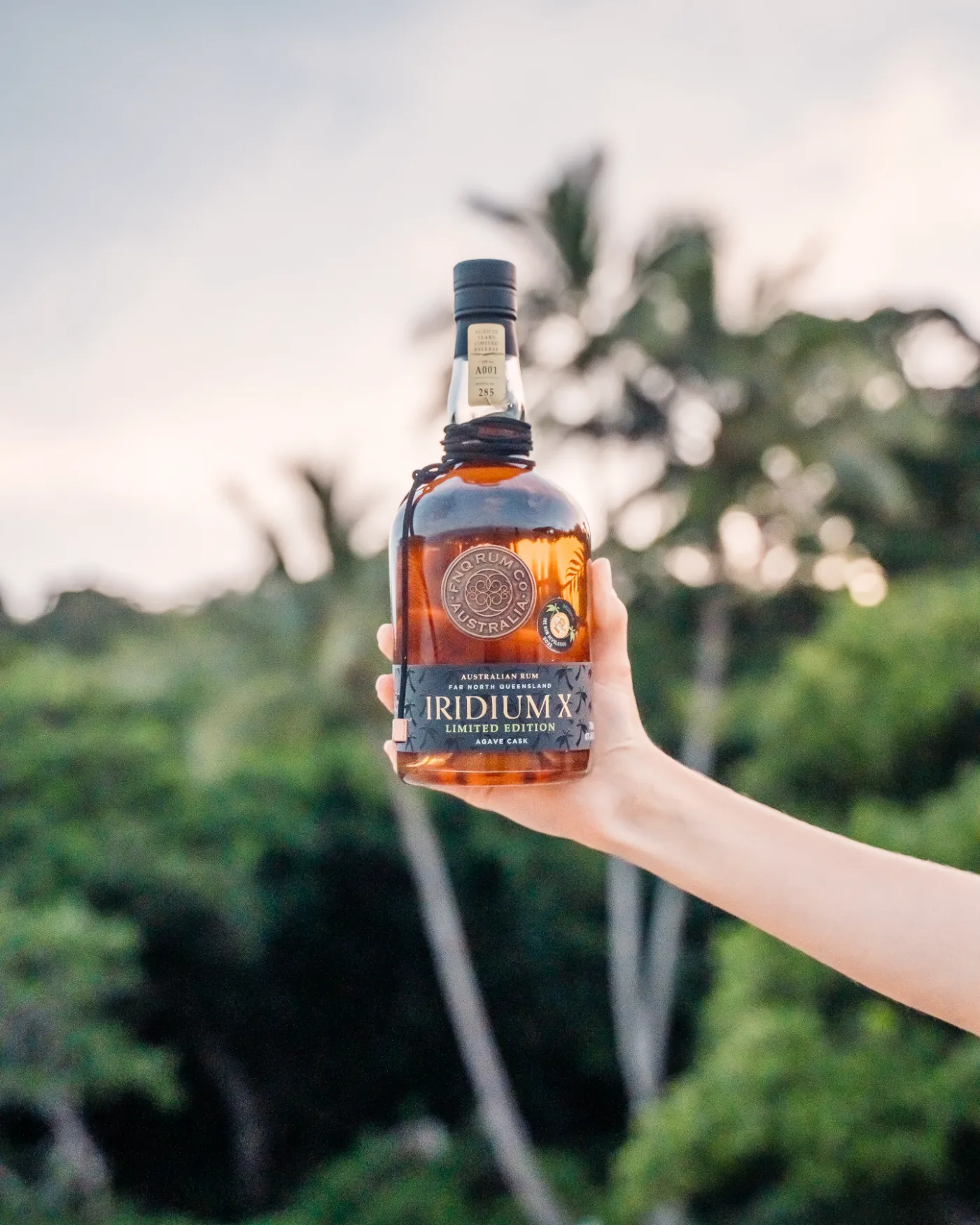 Iridium X Limited Edition Agave Cask bottle, cask number A001